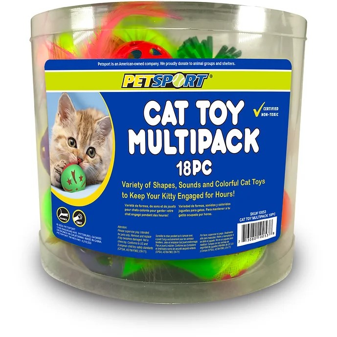 Juguetes para Gatos Petsport Multipack 18 piezas - Imagen 2