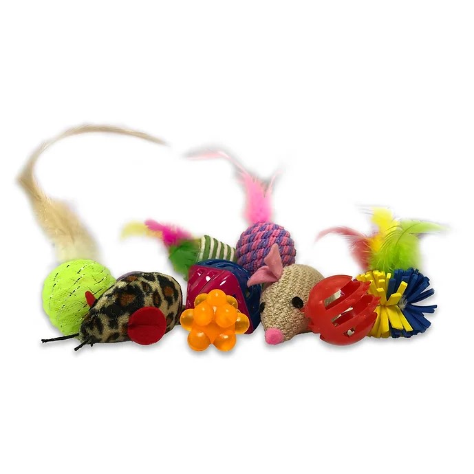 Juguetes para Gatos Petsport Multipack 18 piezas