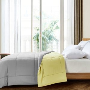 Colcha Reversible Cama Full Queen Microfibra 223 x 223 cms