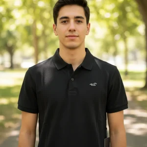 Camiseta Hollister Tipo Polo Advanced Stretch TALLA L