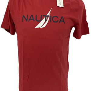 Camiseta Nautica Estampado Con Logo Talla S