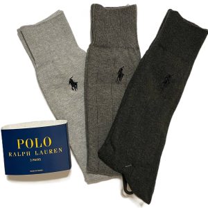 MEDIAS POLO RALPH LAUREN VESTIR 3 PARES TALLA 10-13