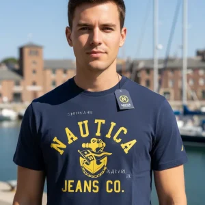Camiseta Nautica Estampado VR1703 Talla S