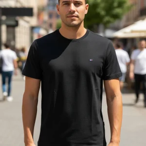 Camiseta Tommy Hilfiger Cuello Redondo Negro S / M / L