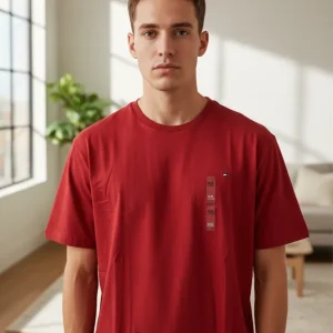 Camiseta Tommy Hilfiger Cuello Redondo Rojo L / XXL