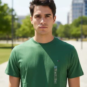 Camiseta Tommy Hilfiger Cuello Redondo Verde S / 3XL
