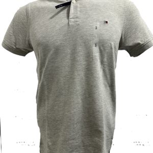 Camiseta Tommy Hilfiger Slim Fit Stretch Tipo Polo GRIS TALLAS S / XXL