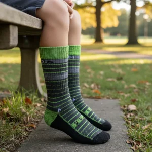 Medias Athletic Works Niños 10 Pares Negro 9 - 2 1/2
