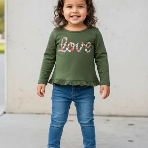 BLUSA CARTERS MANGA LARGA BEBE TALLA 2T