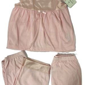 PIJAMA CARTERS 3 PIEZAS NIÑAS TALLA 3T