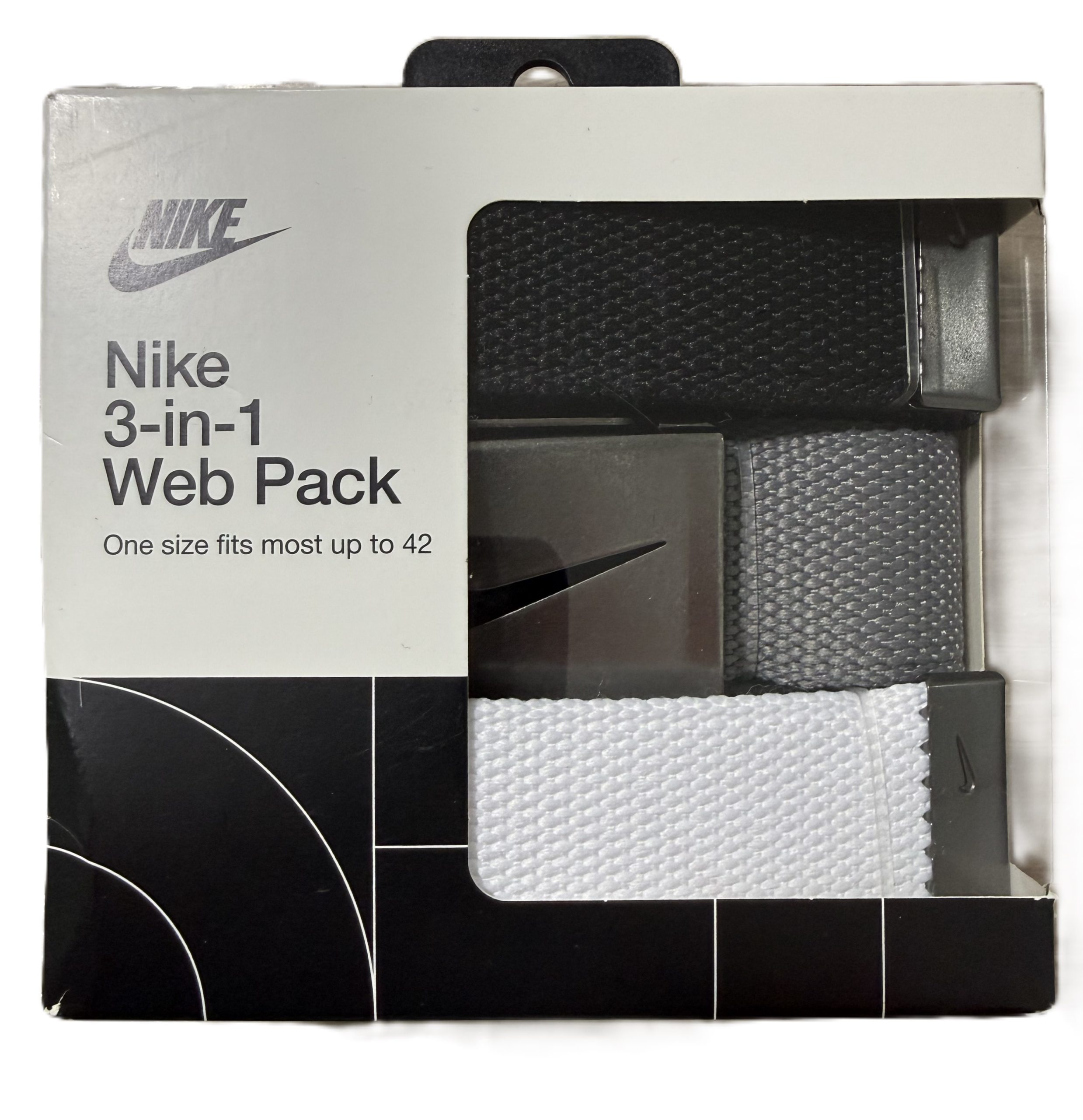 CORREAS NIKE GOLF 3 EN 1 CINTURON INTERCAMBIABLE WEB PACK TALLA UNICA - Imagen 2
