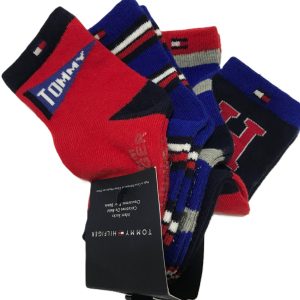 MEDIAS TOMMY HILFIGER BEBES 4 PARES 12-24 MESES