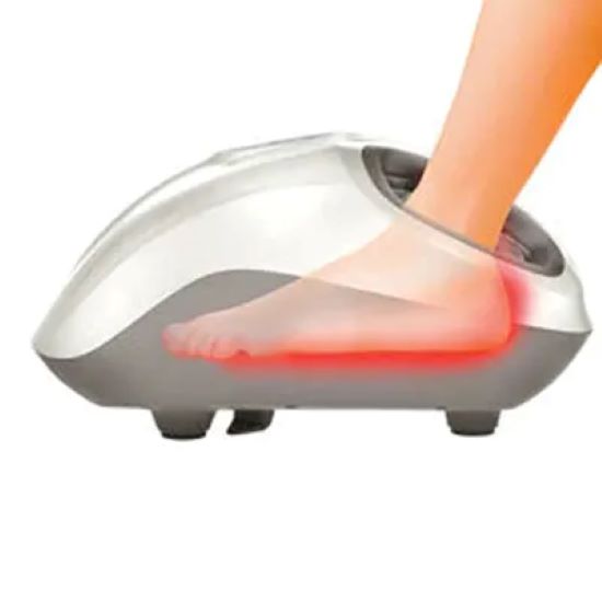 Masajeador Pies Homedics Shiatsu Air 2.0 Con Calor Fms-351hj Blanco 110v - Imagen 10