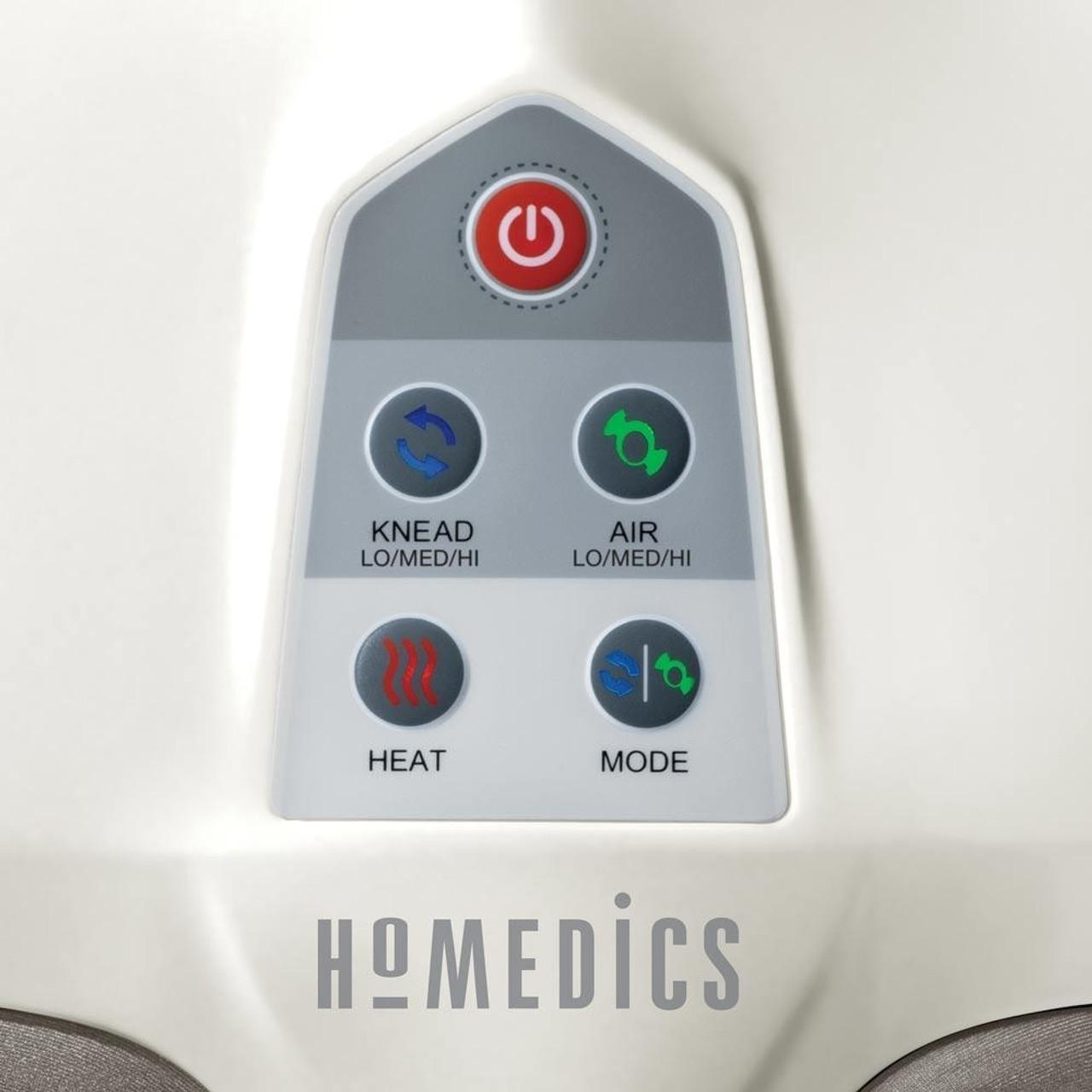 Masajeador Pies Homedics Shiatsu Air 2.0 Con Calor Fms-351hj Blanco 110v - Imagen 6