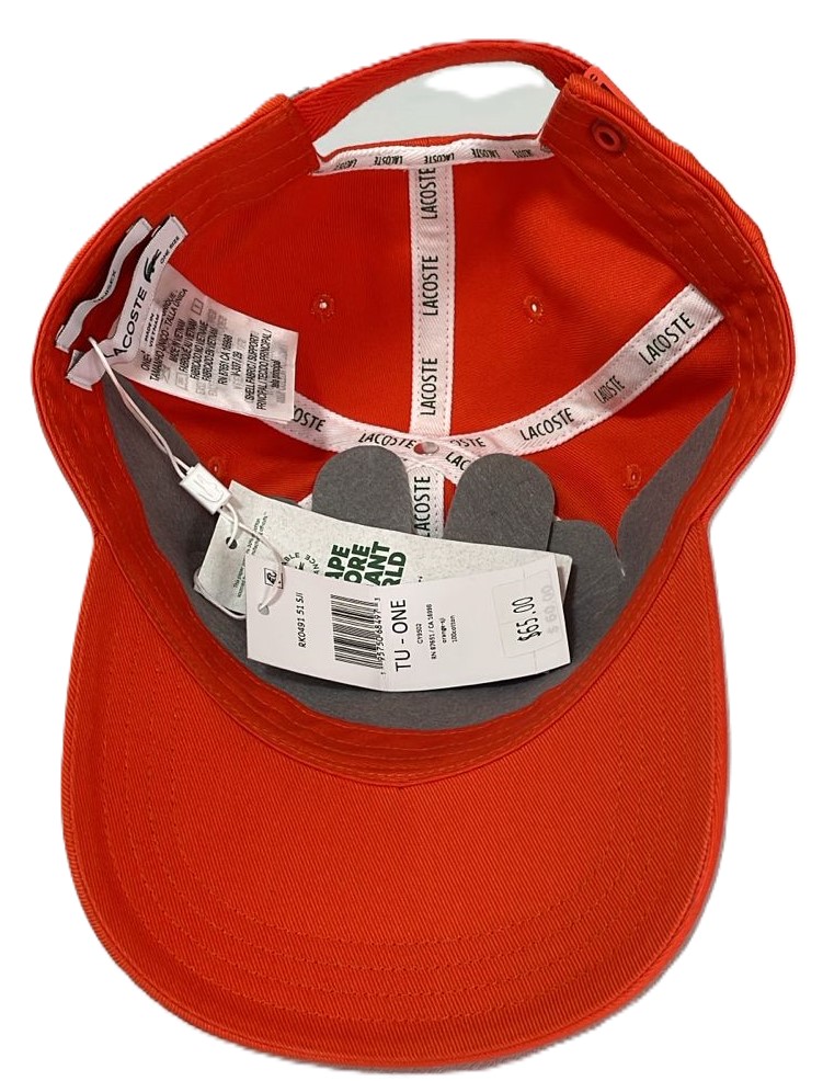 GORRA LACOSTE LOGO PEQUEÑO UNISEX TALLA UNICA O/S - Imagen 6