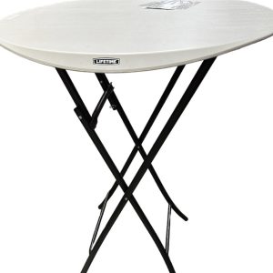 Lifetime Mesa Plegable Redonda Diametro 84 cms Largo 110 cms