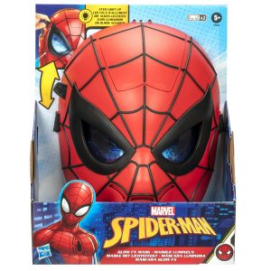 Marcara Marvel Spider-man Glow Fx Disfraz Araña Niños +5 Rojo Hombre Araña