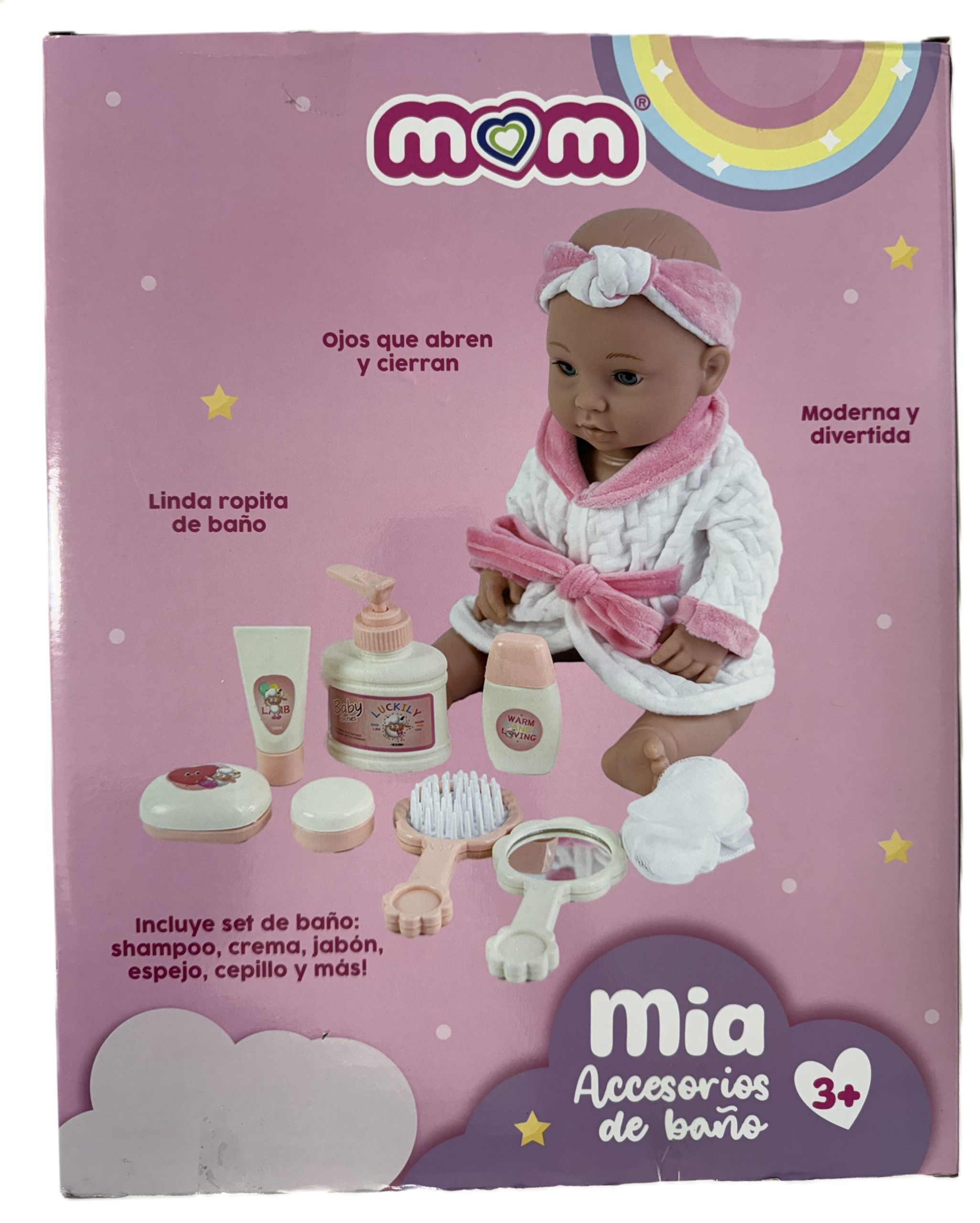 MUÑECA MIA MOM CON ACCESORIOS DE BAÑO +3 AÑOS - Imagen 3