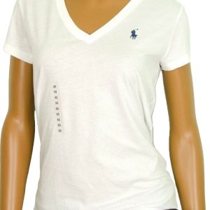 BLUSA POLO RALPH LAUREN CUELLO V UNICOLOR TALLA XL