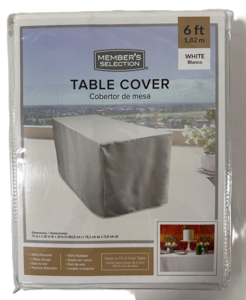 COBERTOR MESA MS MANTEL EVENTOS 182.8X76.2X73.6 CMS - Imagen 2