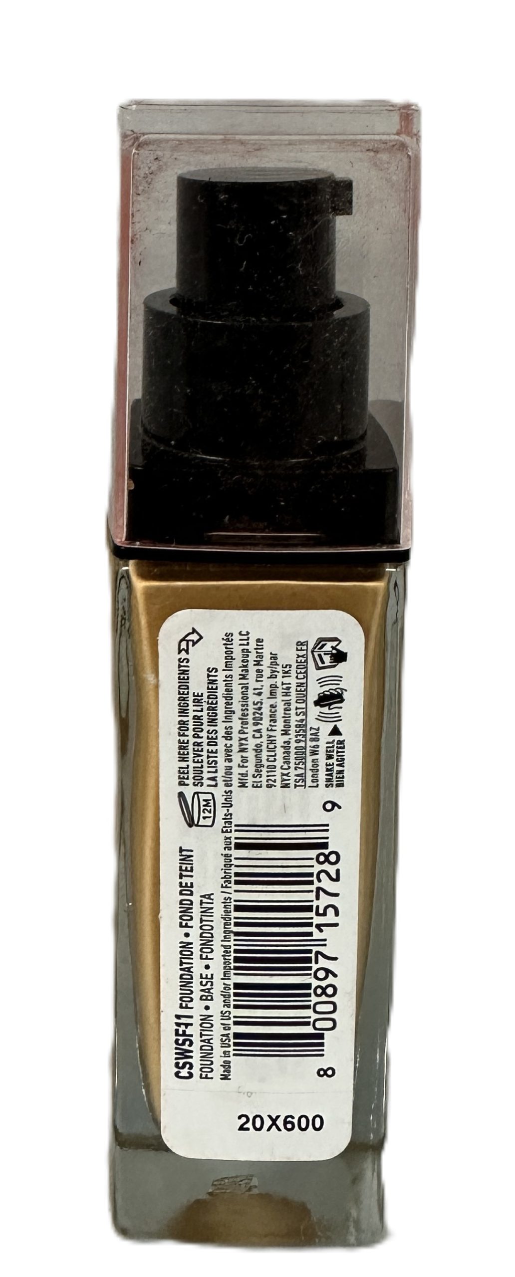 Nyx Professional Makeup Base Maquillaje Liquida BEIGE - Imagen 3