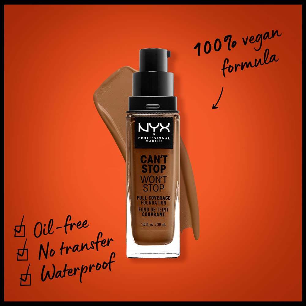 Nyx Professional Makeup Base Maquillaje Liquida COCOA - Imagen 5