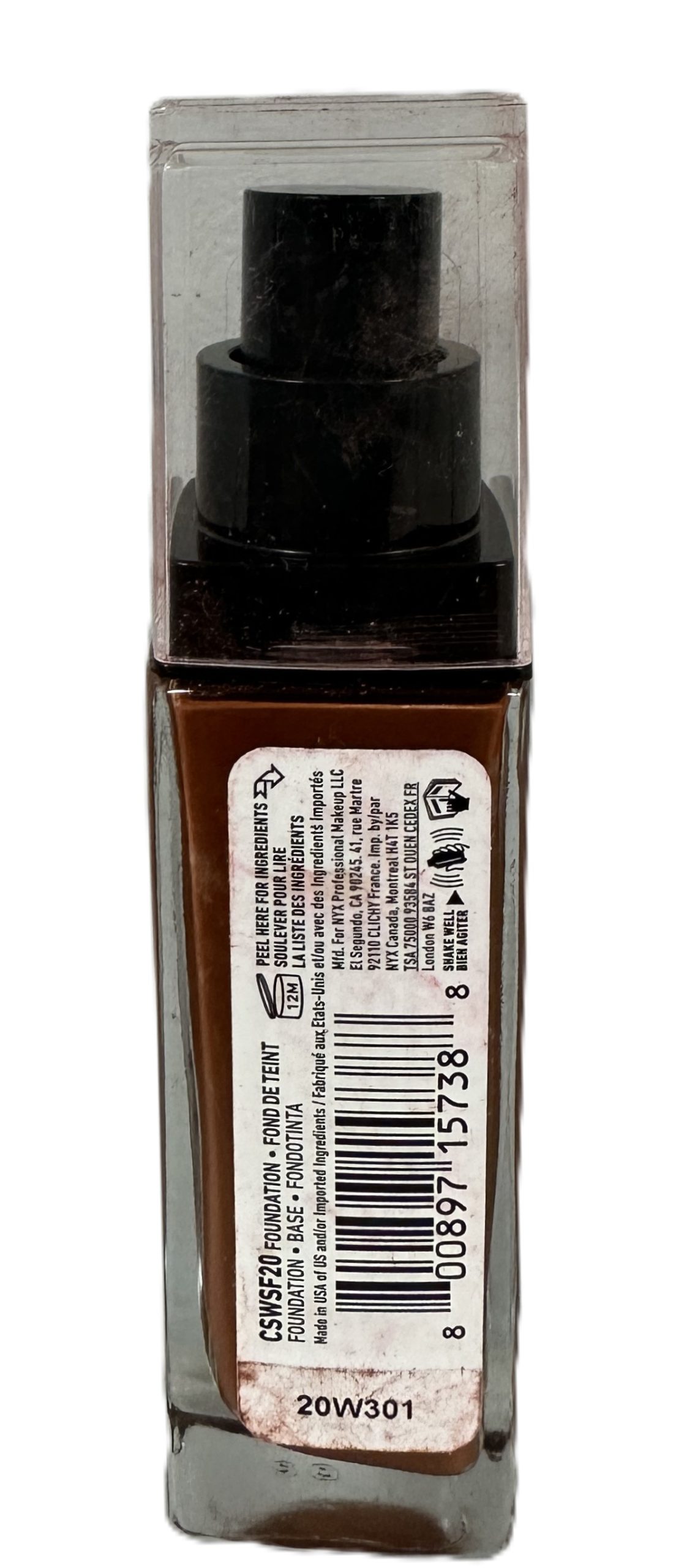 NYX PROFESSIONAL MAKEUP BASE MAQUILLAJE LIQUIDA 20 DEEP RICH - Imagen 3