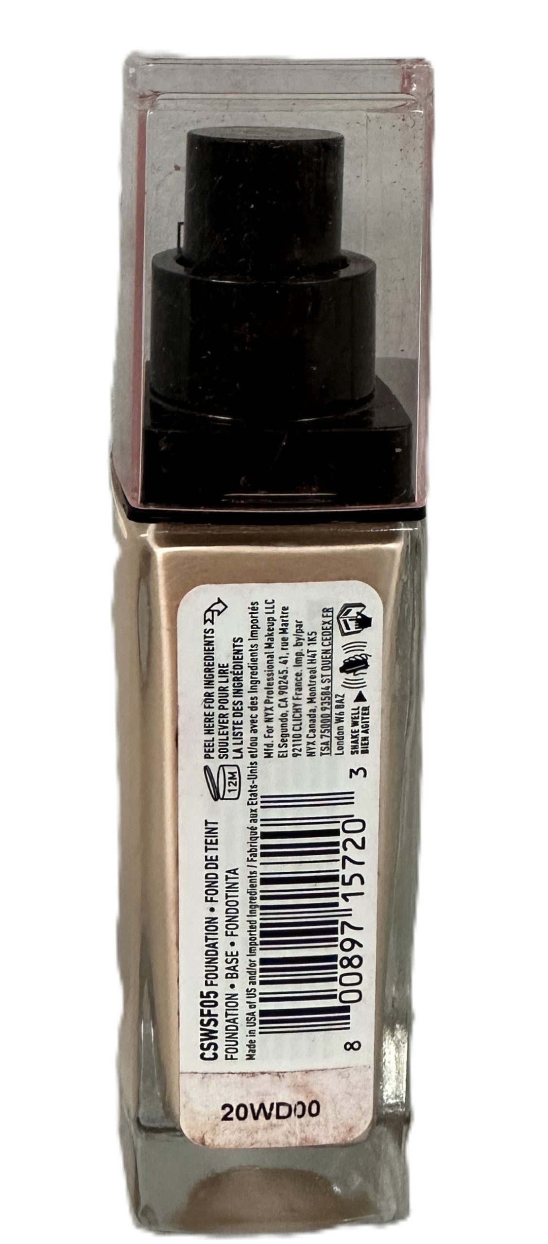 Nyx Professional Makeup Base Maquillaje Liquida LIGHT - Imagen 3