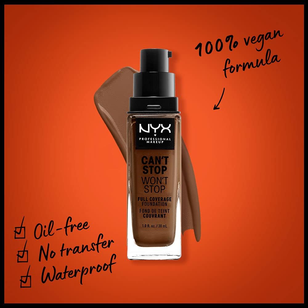 Nyx Professional Makeup Base Maquillaje Liquida MOCHA - Imagen 5