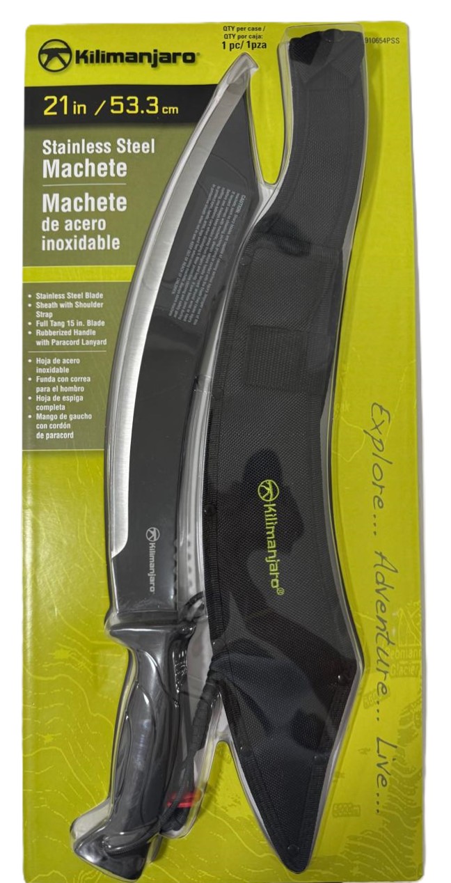Machete Kilimanjaro Adventure Acero Inoxidable 53.3 Cms - Imagen 4
