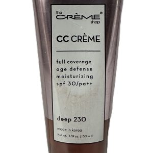 The Crème Shop Cc Creme Base Con Proteccion Spf 30 DEEP 230