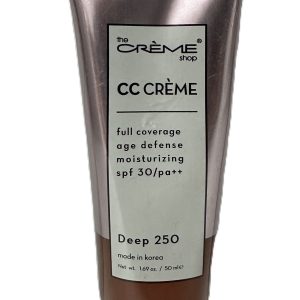 The Crème Shop Cc Base Maquillaje Antiedad Spf 30 Deep 250