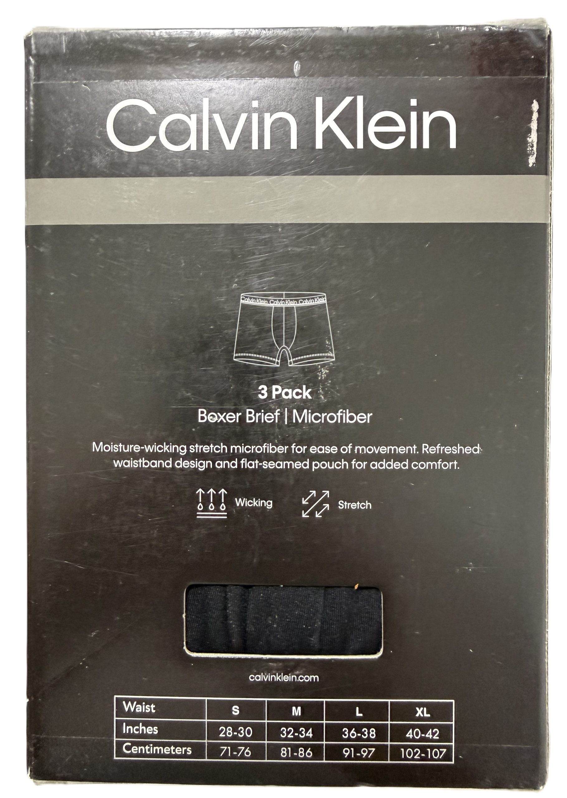 Boxer Calvin Klein Microfibra Talla S Hombre X3 - Imagen 4