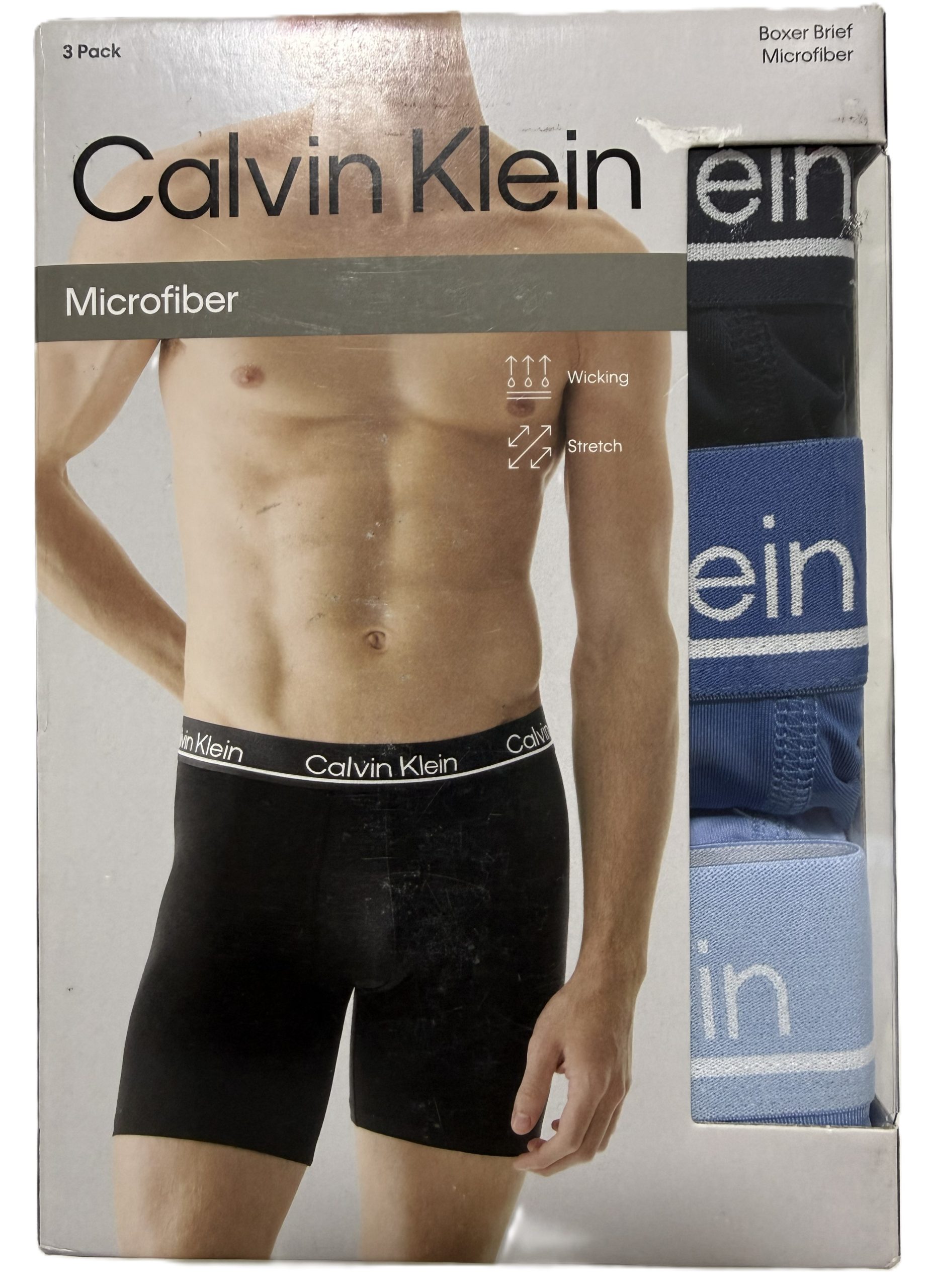 Boxer Calvin Klein Microfibra Talla S Hombre X3