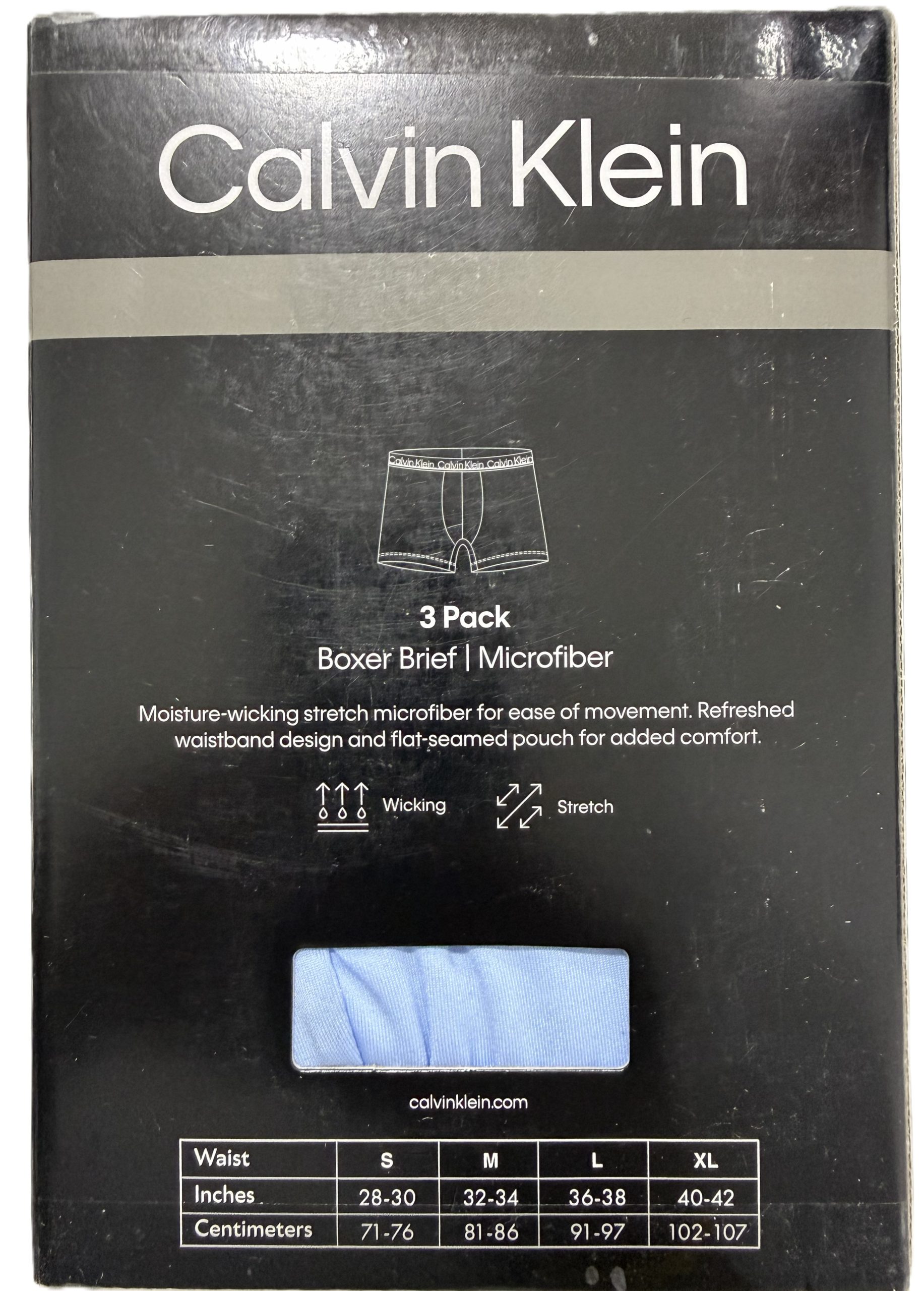 Boxer Calvin Klein Microfibra Talla S Hombre X3 - Imagen 6