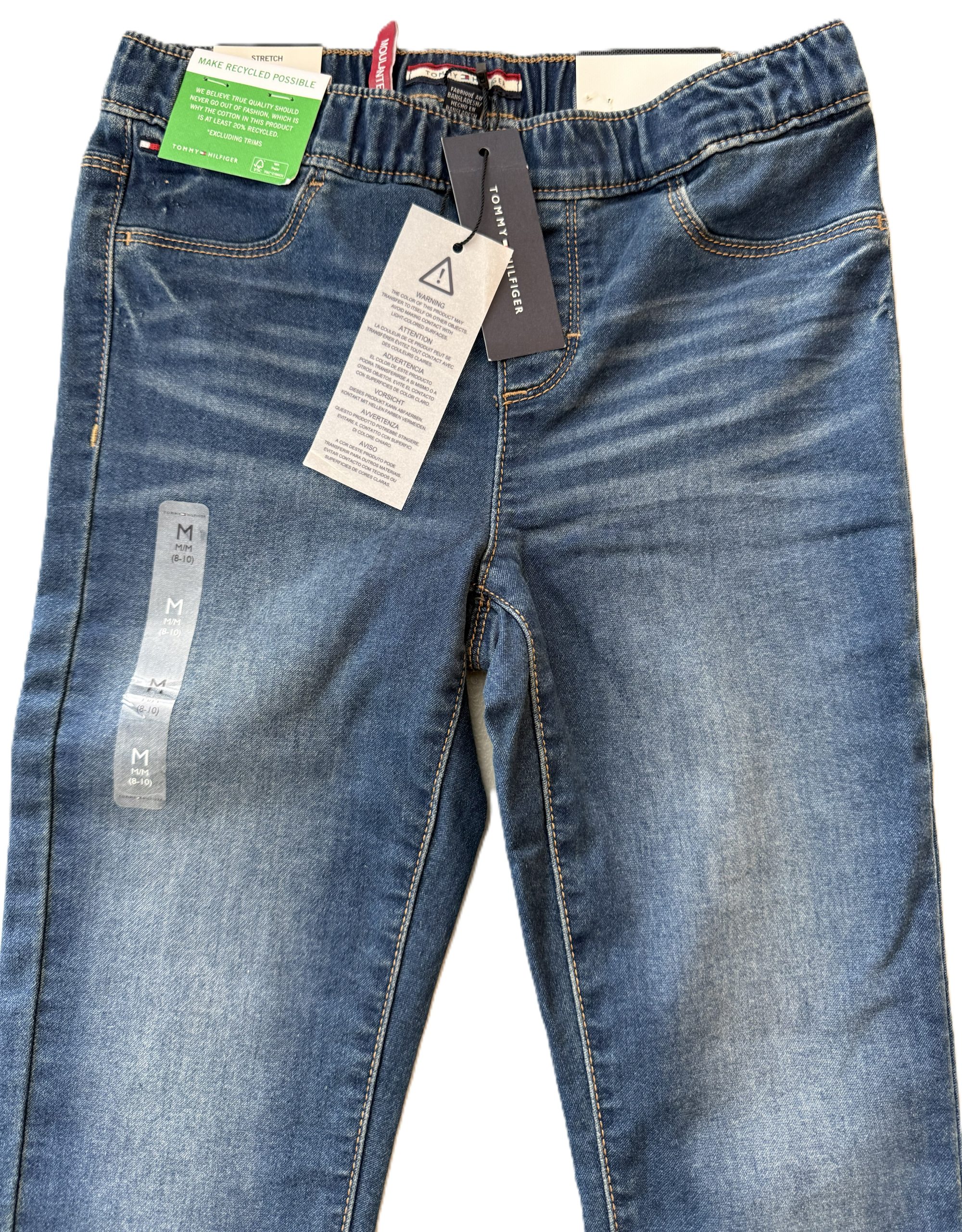 Jean Tommy Hilfiger Skinny Stretch Niñas Talla M 8-10 - Imagen 3