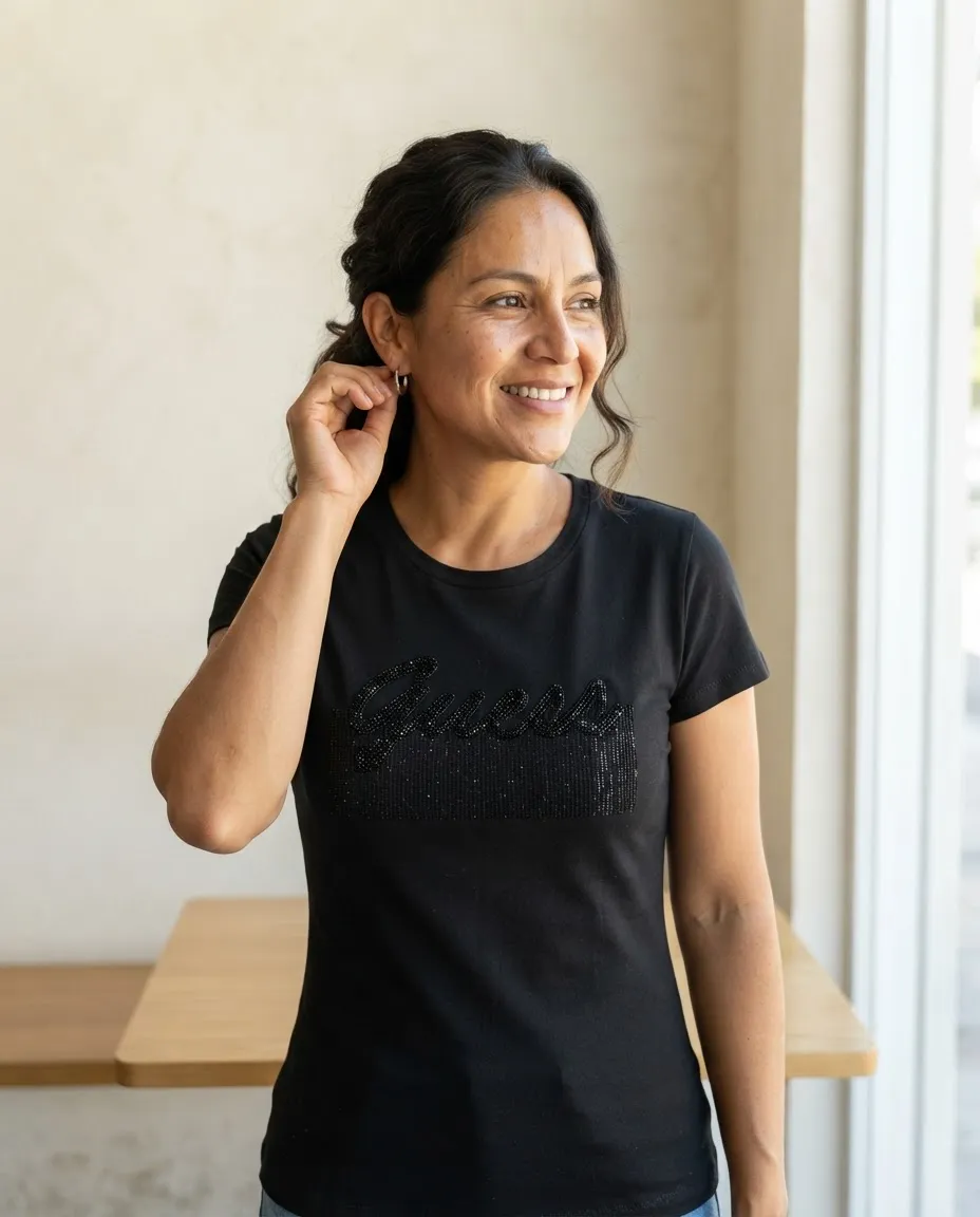 Guess Blusa Estampada Para Mujer Talla Xs