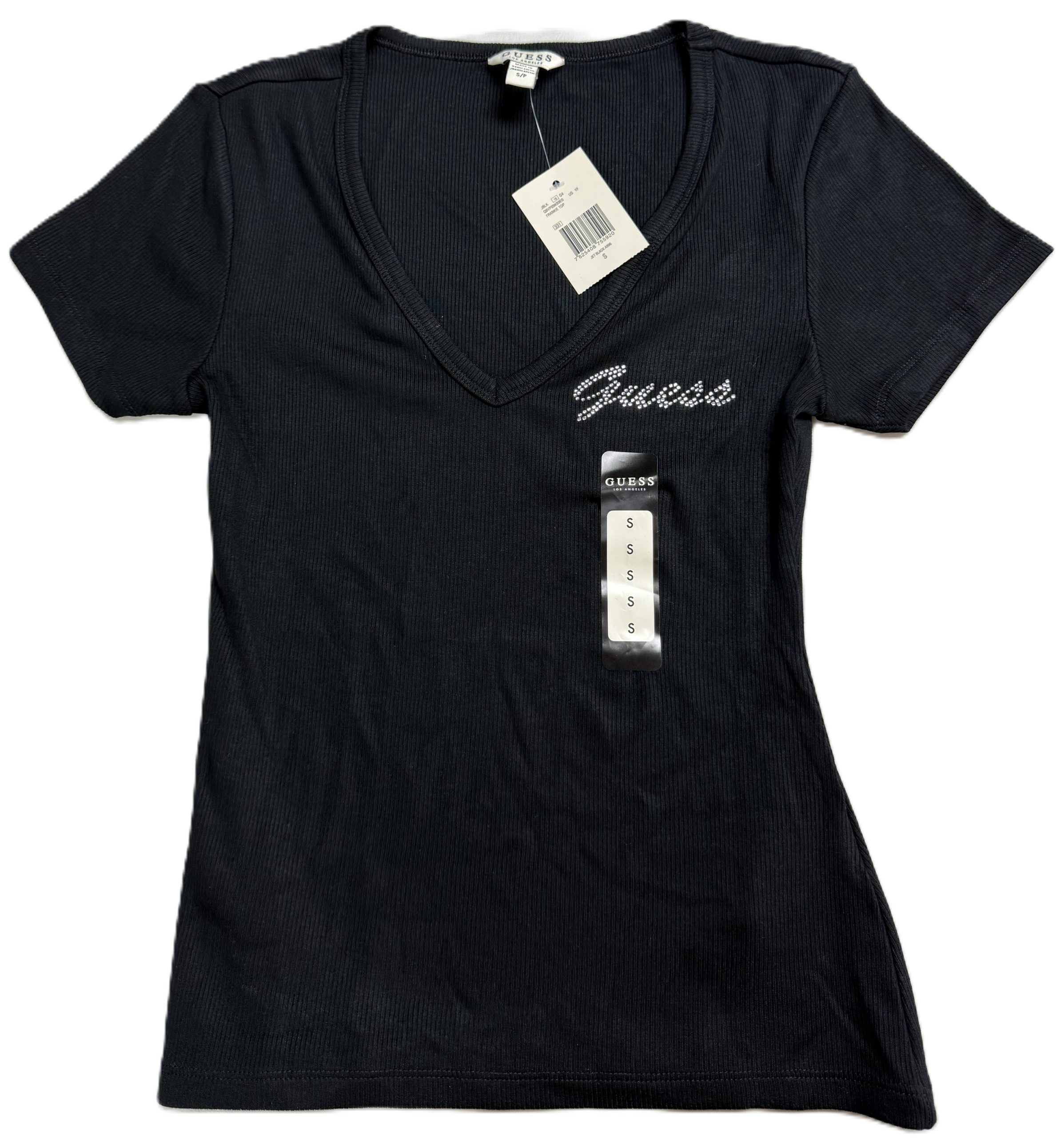 Blusa Guess Cuello En V Logo TALLAS S / L - Imagen 2