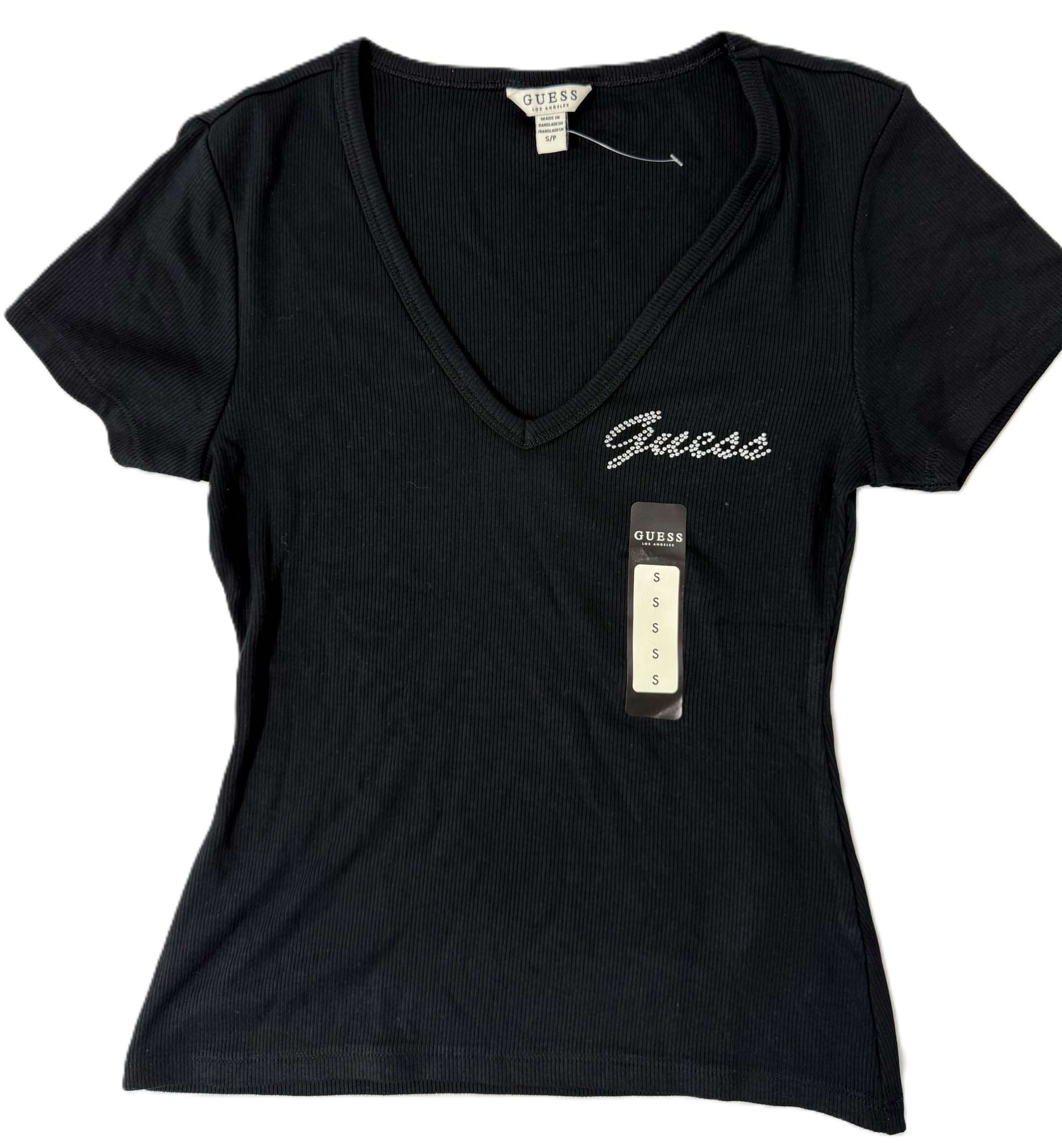 Blusa Guess Cuello En V Logo TALLAS S / L - Imagen 4