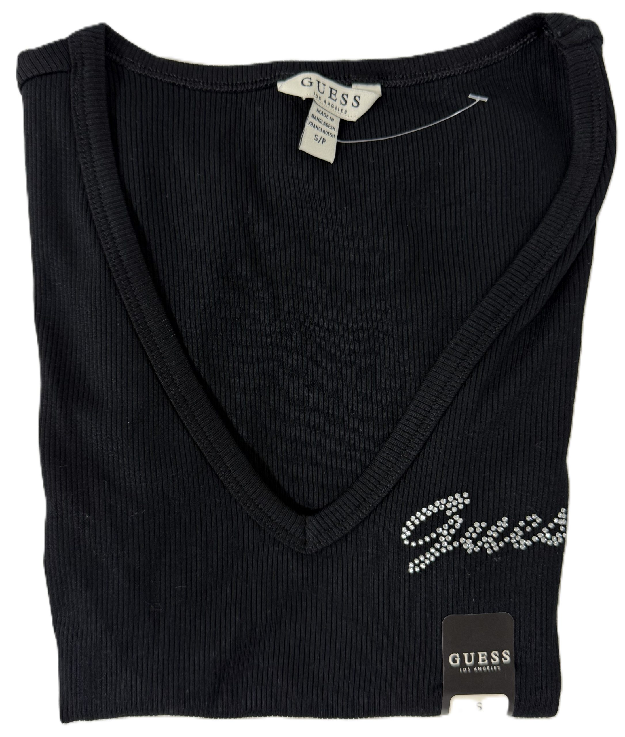 Blusa Guess Cuello En V Logo TALLAS S / L - Imagen 5