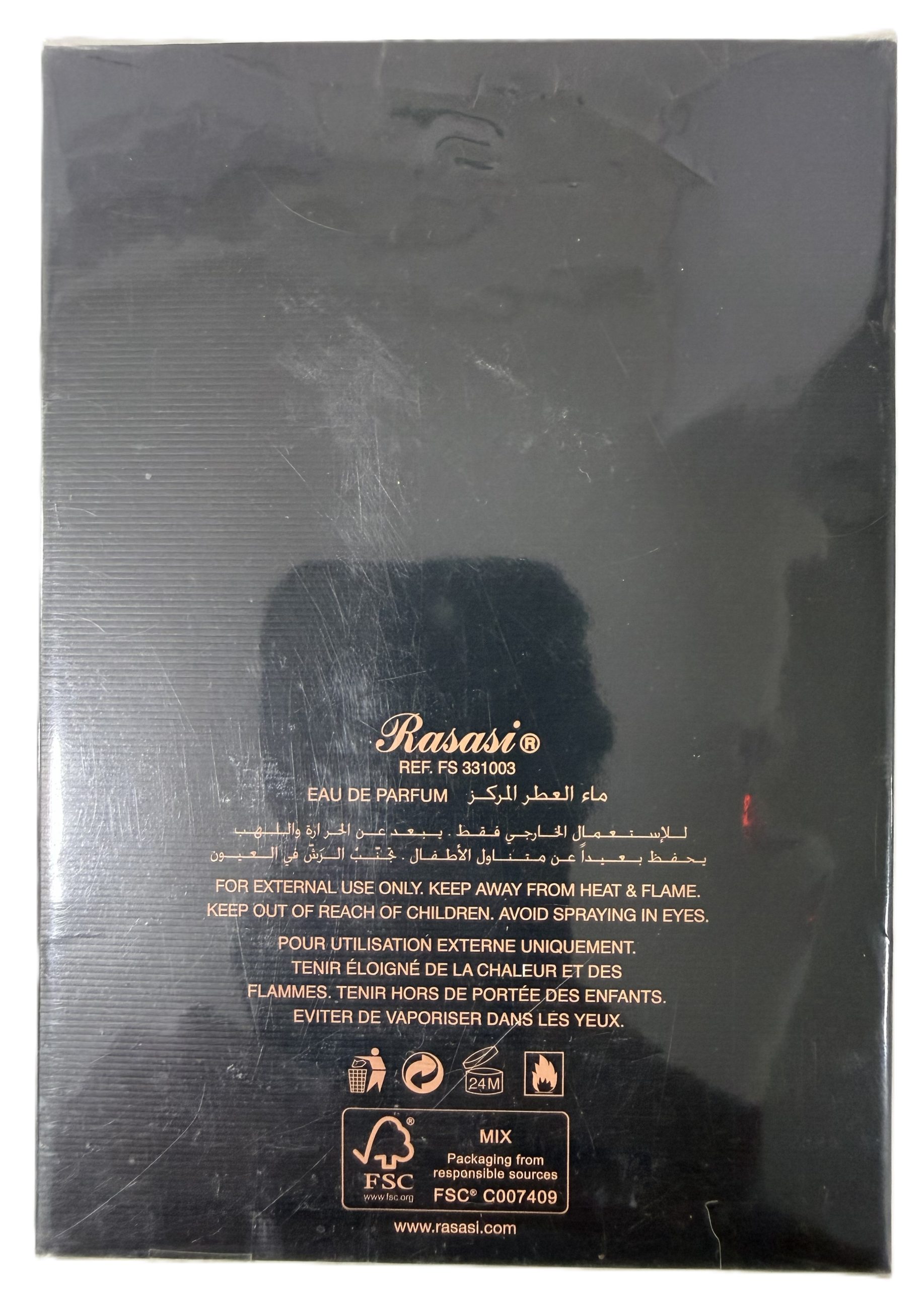 Rasasi Hawas Black 100ml Eau De Parfum Spray Para Hombre - Imagen 3