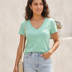 Blusa Tommy Hilfiger Mujer Cuello En V Talla M