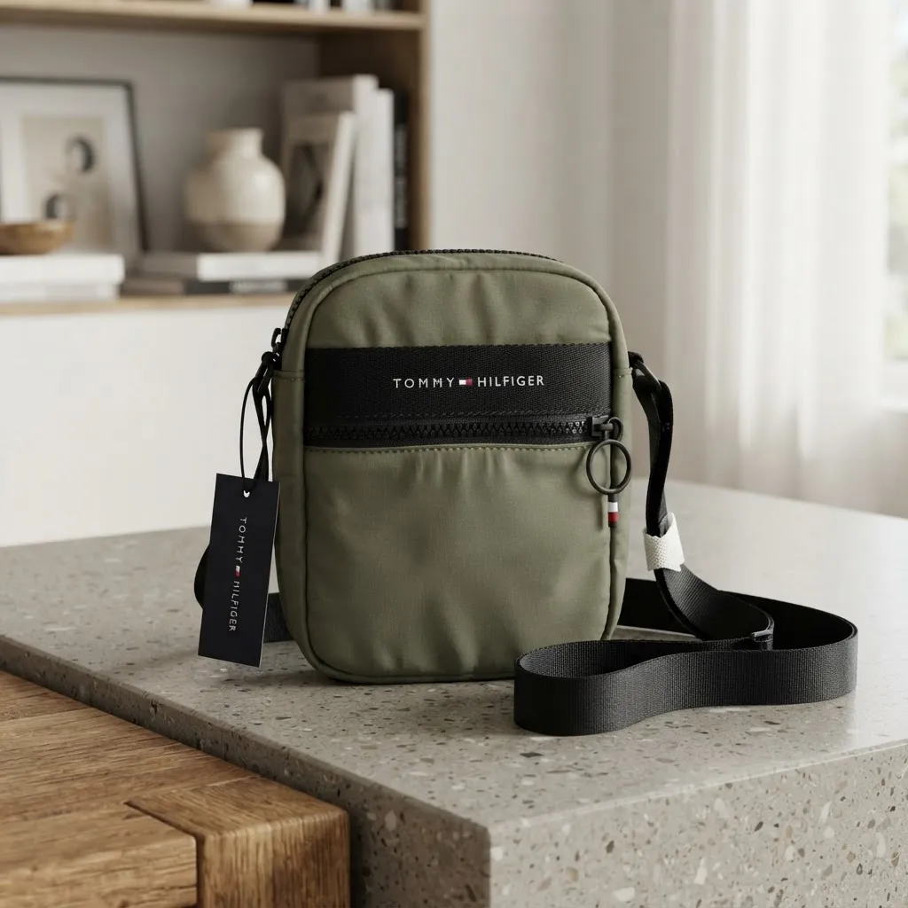Bolso Tommy Hilfiger Cruzado Para Hombre