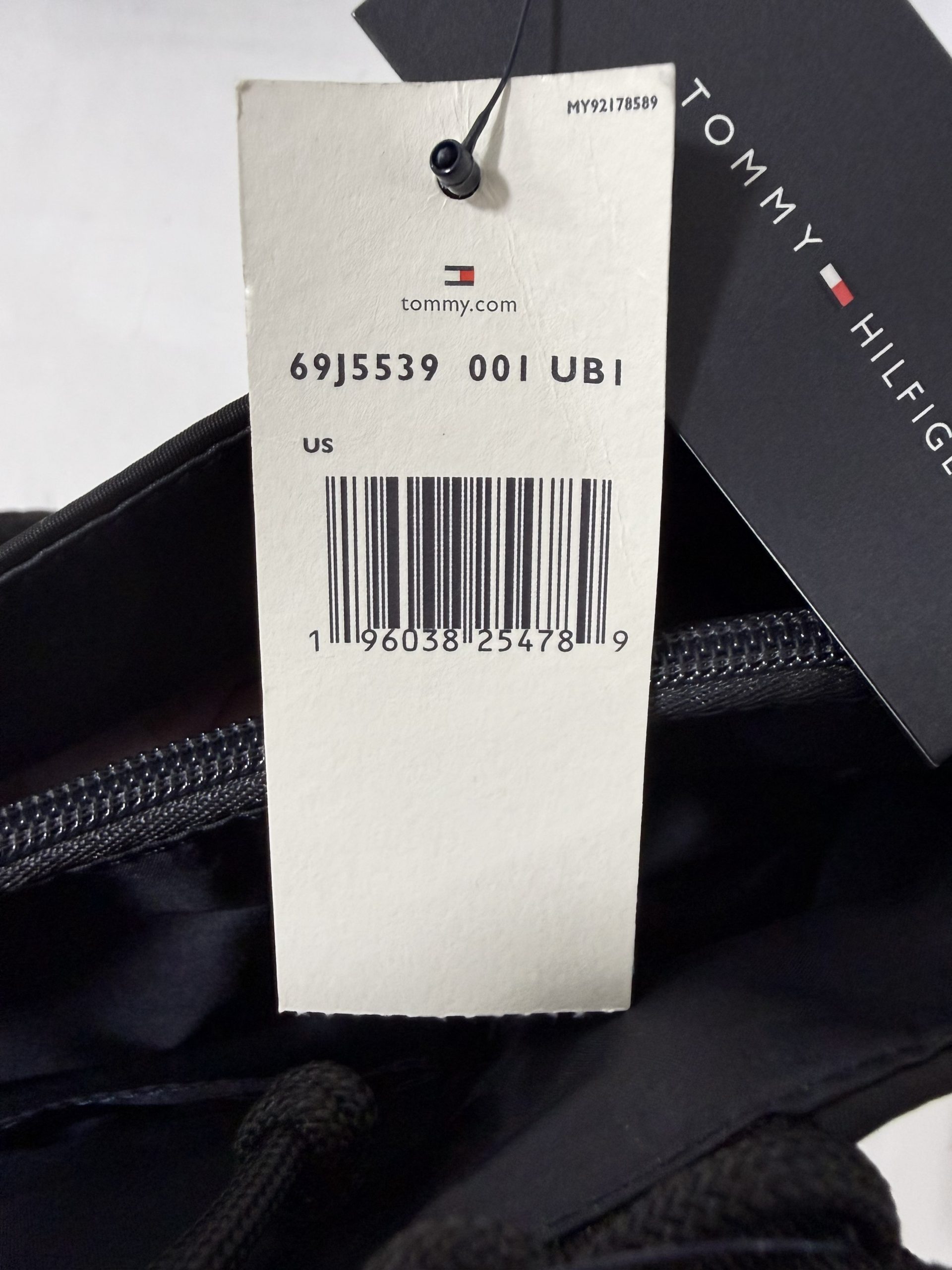 Bolsa Tote Tommy Hilfiger 69j5539 Con Monedero Negro - Imagen 5