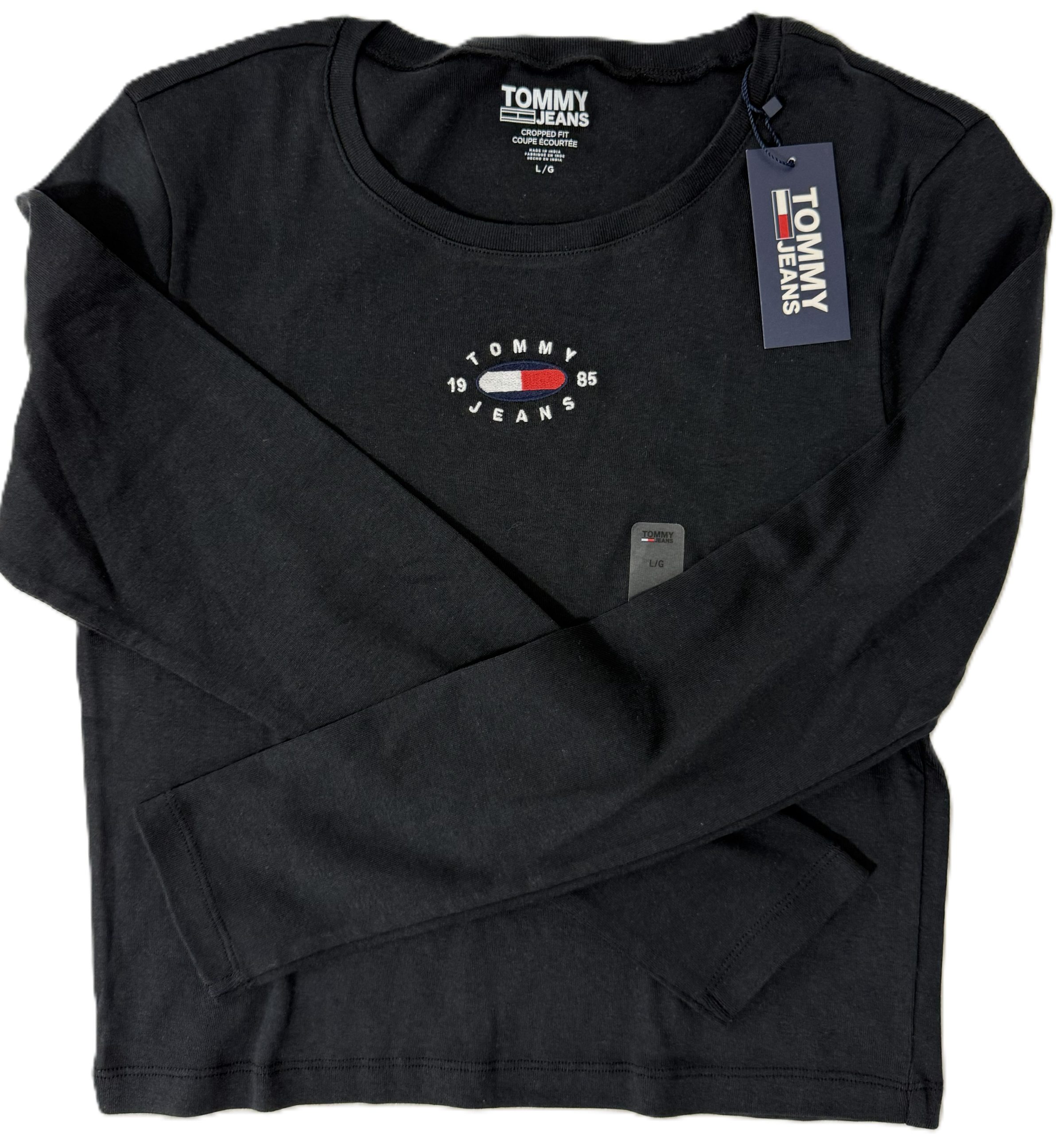 Blusa Tommy Hilfiger Manga Larga Para Mujer Talla L - Imagen 3