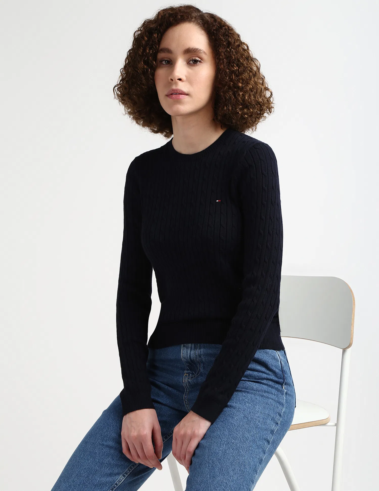 Suéter Tommy Hilfiger Jenny Scoop Saco Para Mujer Xxl