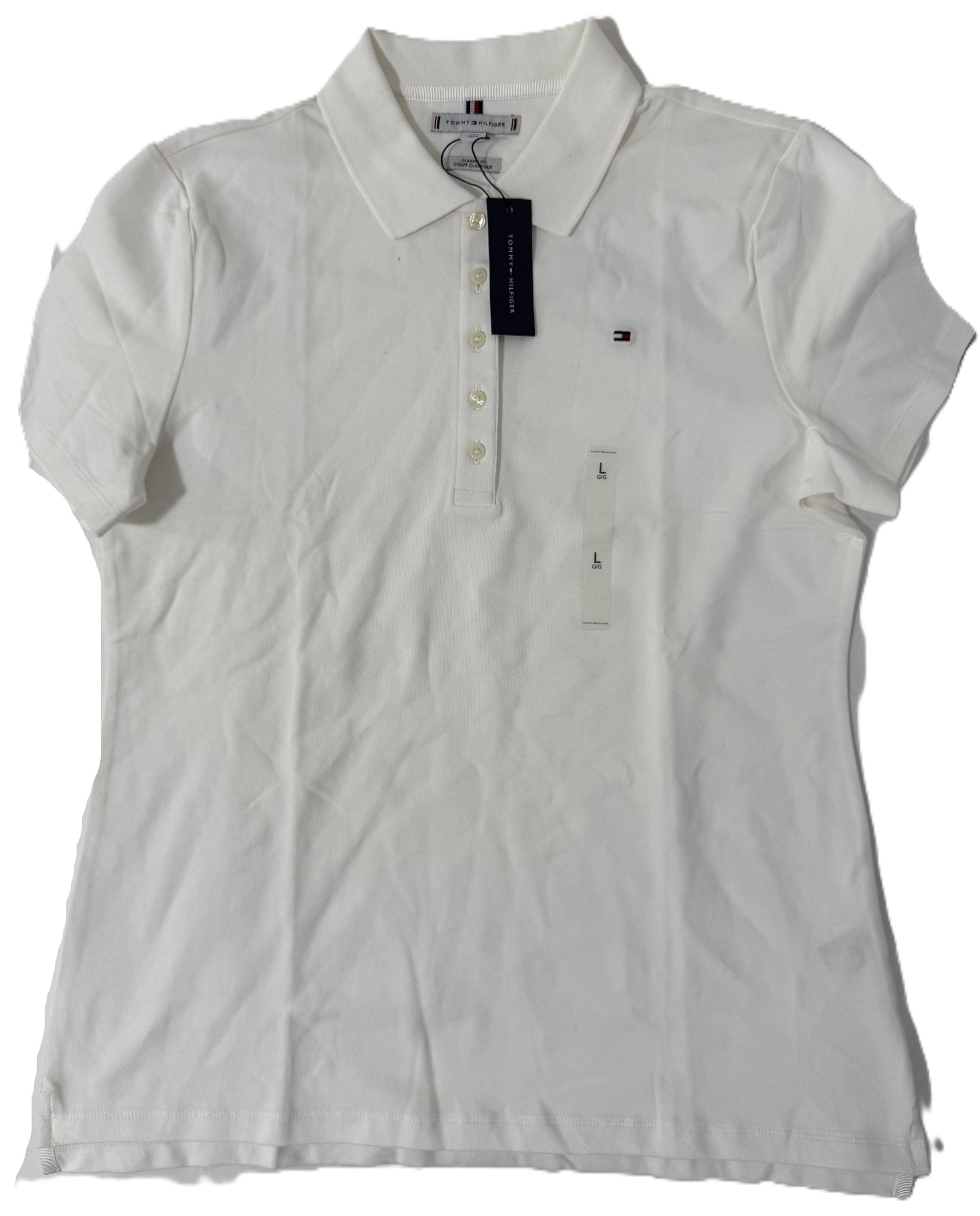 Blusa Tommy Hilfiger Tipo Polo Para Mujer Talla L - Imagen 2
