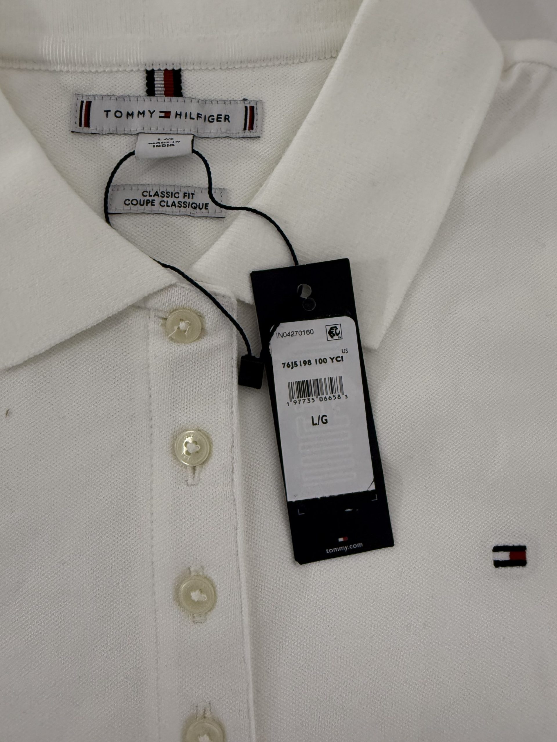 Blusa Tommy Hilfiger Tipo Polo Para Mujer Talla L - Imagen 3