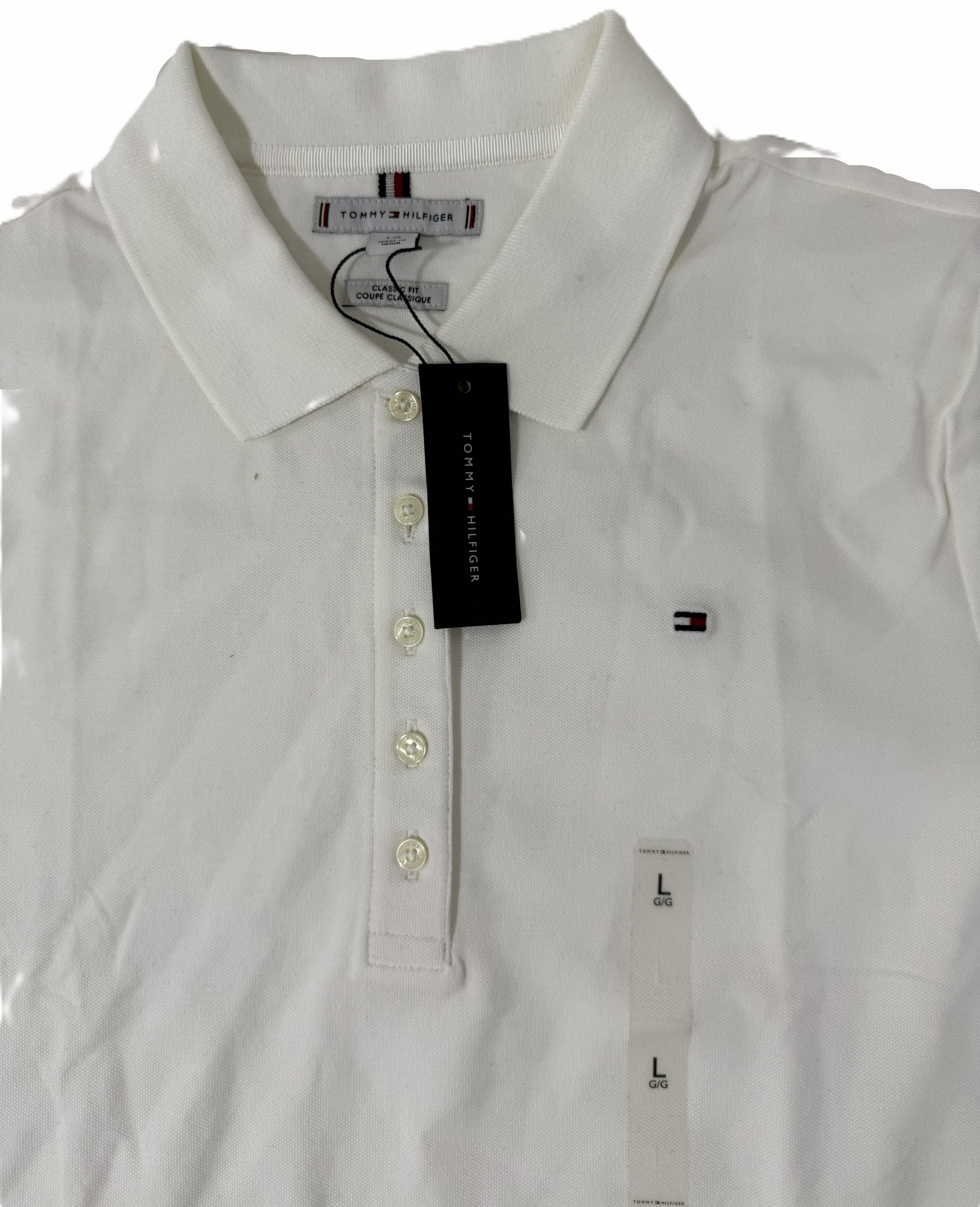 Blusa Tommy Hilfiger Tipo Polo Para Mujer Talla L - Imagen 4