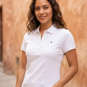 Blusa Tommy Hilfiger Tipo Polo Para Mujer Talla L